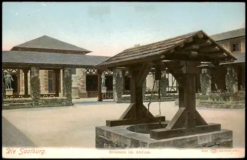 Bad Homburg vor der Höhe Römer - Kastell Saalburg Brunnen im Atrium 1908