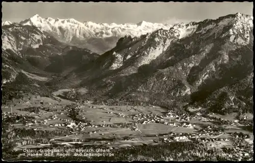 Ansichtskarte Bayerisch Gmain Blick auf die Stadt 1963