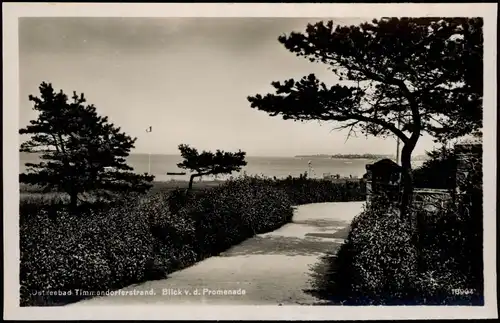 Ansichtskarte Timmendorfer Strand Blick von der Promenade 1940