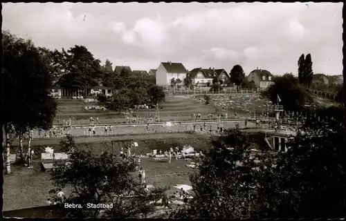 Ansichtskarte Bebra Am Stadtrbad - Fotokarte 1962