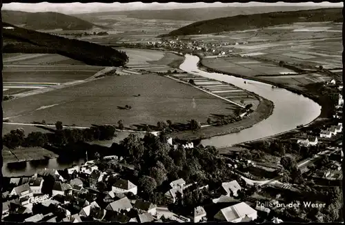 Ansichtskarte Bodenwerder-Polle Luftbild 1965