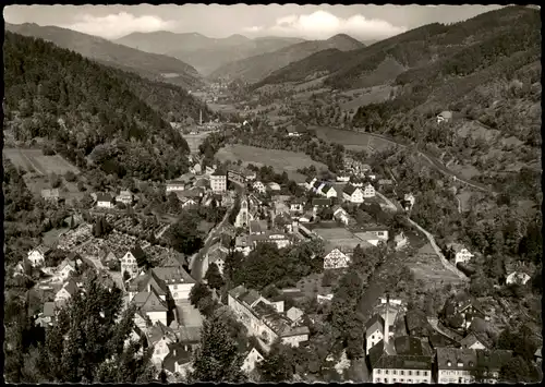 .Baden-Württemberg  vom Schloß ins Gutachtal Schwarzwald (Mittelgebirge) 1961