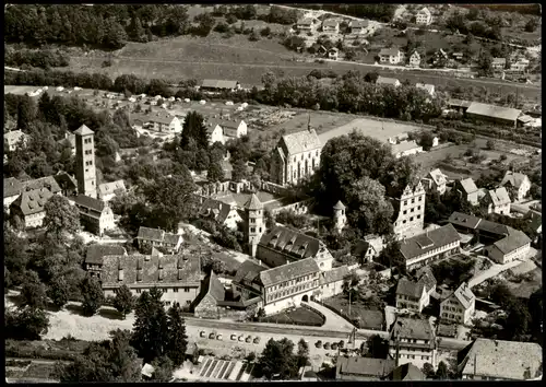 Ansichtskarte Hirsau-Calw Luftaufnahme; Ort im Schwarzwald 1960