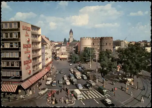 Ansichtskarte Köln Hahnentor 1965