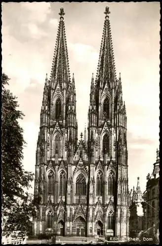 Ansichtskarte Köln Kölner Dom Kathedrale 1956