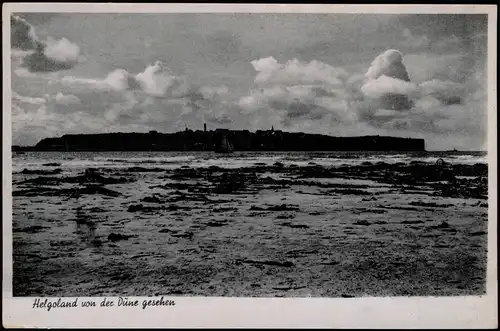 Ansichtskarte Helgoland (Insel) von der Düne gesehen 1938