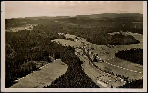 Ansichtskarte Kniebis-Freudenstadt Luftbild Flugzeugaufnahme 1940