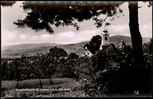 Ansichtskarte Sankt Johann in der Haide Steiermark Stadtblick 1953