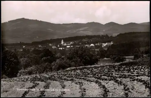 Ansichtskarte Sankt Johann in der Haide Steiermark Blick zur Stadt 1952