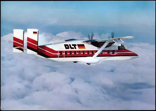 Ansichtskarte  Shorts 330 —das erste "Commuter"-Flugzeug 1991