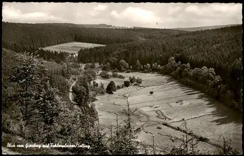 Fohlenplacken-Holzminden Blick vom Giersberg auf Fohlenplacken Solling 1960