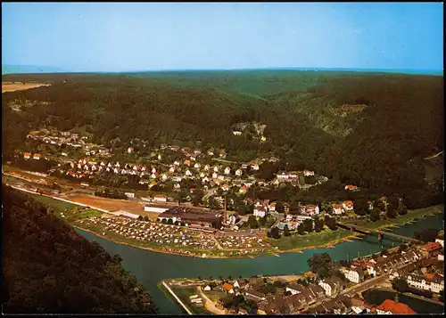 Ansichtskarte Bad Karlshafen Luftbild 1975