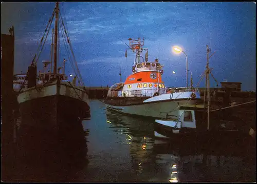 Ansichtskarte  Seenotkreuzer mit Tochterboot der 26 m-Klasse 1988