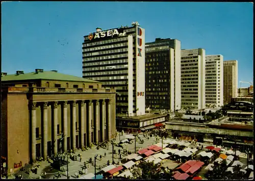 Postcard Stockholm Hötorgscity 1976