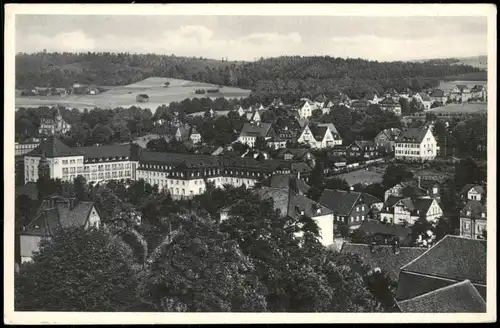 Ansichtskarte Oberschlema-Bad Schlema Blick auf die Stadt 1928