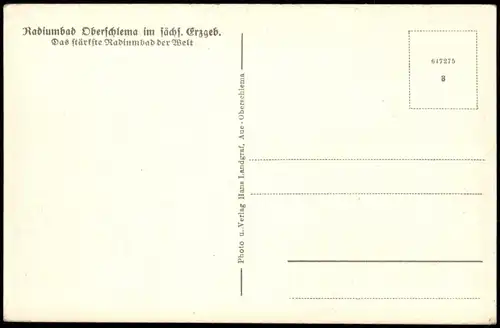 Ansichtskarte Oberschlema-Bad Schlema Blick auf die Stadt 1928