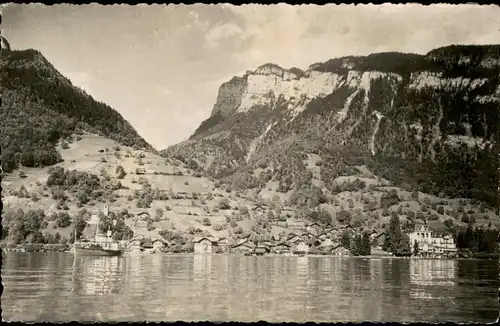 Ansichtskarte Merligen Stadtblick 1948