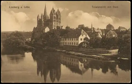 Ansichtskarte Limburg (Lahn) Panorama 1919