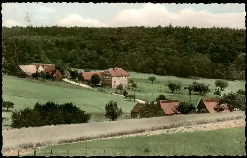 Ansichtskarte Bremhof-Michelstadt Gasthaus  Pension 1959  gel. Landpoststempel