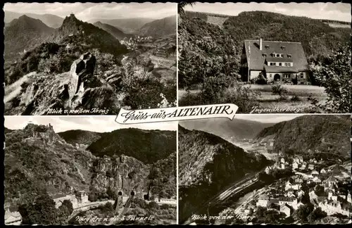 Ansichtskarte Altenahr 4 Bild Stadt- und Umlandansichten 1966