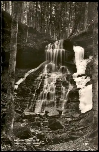 Ansichtskarte Murrhardt linker hinterer Wasserfall 1964