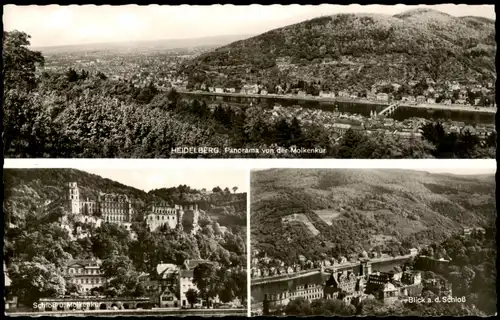 Ansichtskarte Heidelberg 3 Bild: Stadtansichten 1964