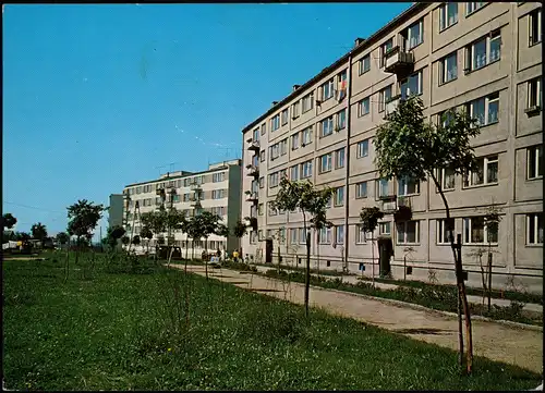 Postcard Mielau Mława Osiedle mieszkaniowe 1978