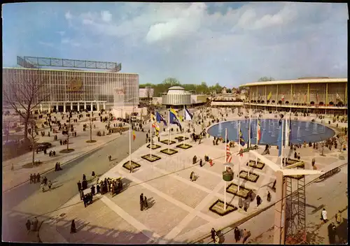 Brüssel Bruxelles Exposition  The Pavilions U.S.S.R., Arabic Countries 1958
