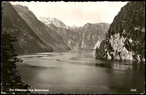 Ansichtskarte Schönau am Königssee Malerwinkel am Königssee 1953
