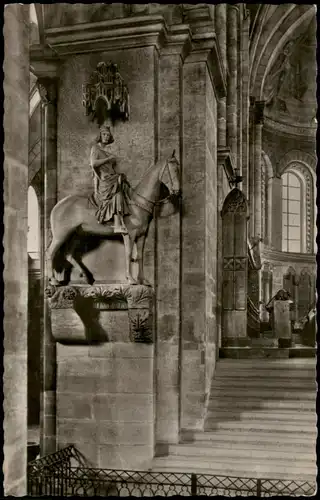 Ansichtskarte Bamberg Dom Bamberger Domreiter 1962