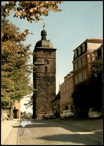 Lichtenfels (Bayern) Strassen Partie Oberes Tor, Autos u.a. VW Käfer 1960