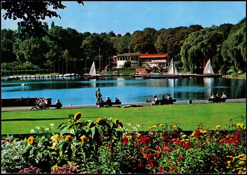 Ansichtskarte Münster (Westfalen) Aasee, Restaurant 1978