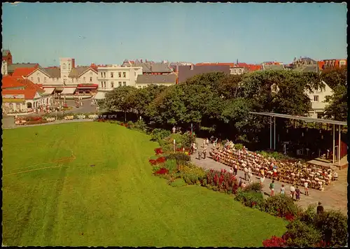 Ansichtskarte Norderney Am Kurhaus mit Musikpavillon 1968