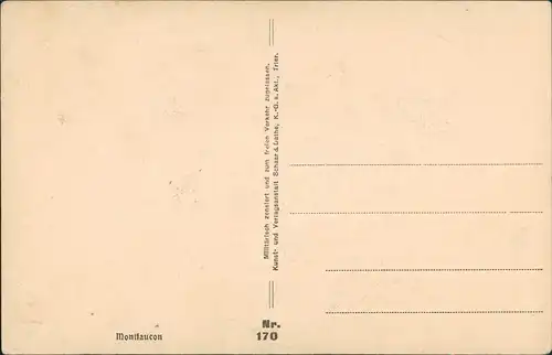 CPA Dannevoux-Montfaucon-d’Argonne zerstörte Stadt 1914