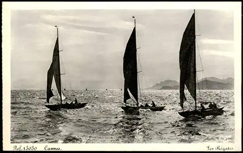 CPA Cannes Segelregatta, Les Regates 1940