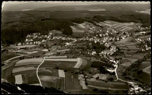 Ansichtskarte Hammelbach-Grasellenbach Luftaufnahme Hammelbach 1962