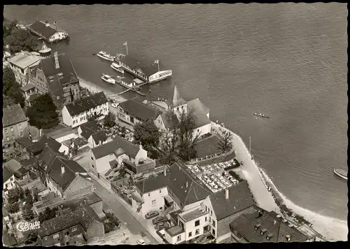 Ansichtskarte Rodenkirchen-Köln Luftbild Gaststätte Zum Treppchen 1956