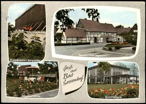 Ansichtskarte Bad Sassendorf Pension Thea Tegethoff 1969