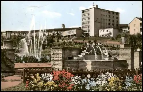 Ansichtskarte Geisweid-Siegen Schwanenteich Anlagen der Wenscht-Siedlung 1965