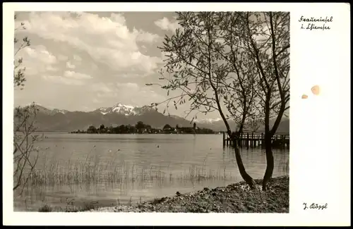 Ansichtskarte Chiemsee Fraueninsel - Chiemsee 1958