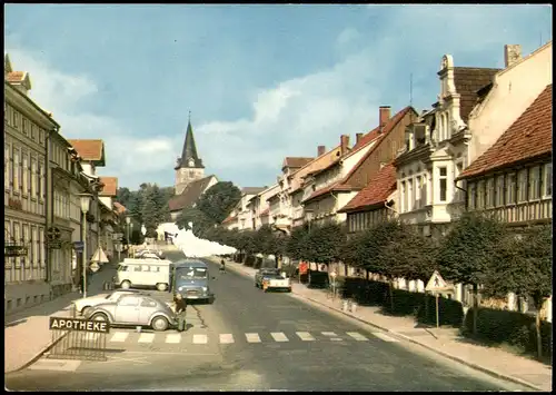Bad Sachsa Südharz Marktstraße Autos u.a. Volkswagen VW Käfer 1970