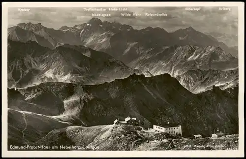 Oberstdorf (Allgäu) Edmund-Probst-Haus am Nebelhorn Allgäu 1930