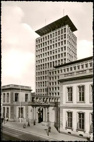 Ansichtskarte Frankfurt am Main Fernmeldehochhaus - Fotokarte 1961