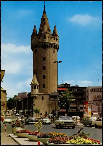 Innenstadt-Frankfurt am Main Eschenheimer Turm, Straße Autos 1972