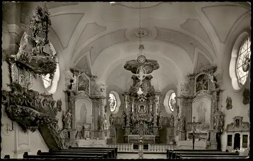 Ansichtskarte Bad Kötzting Kirche Weißer Regen - Altar 1963