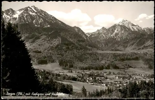 Ansichtskarte Hochfelln Bergen (Obb.) mit Hochgern und Hochfelln 1962