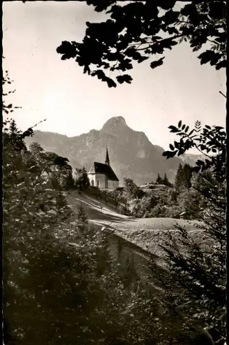 Ansichtskarte Streichen (Chiemgau) Blick auf die Kirche 1963