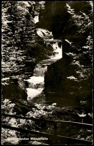 Ansichtskarte Bad Wiessee Enterrottacher Wasserfälle 1961
