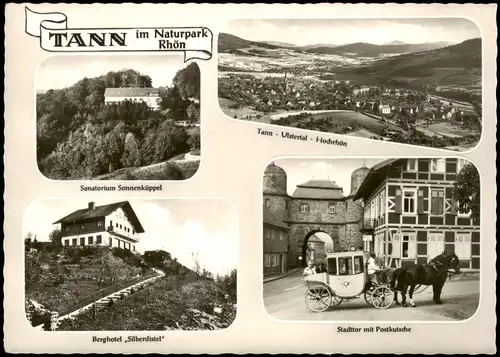 Ansichtskarte Tann (Rhön) Sanatorium Sonnenküppel - Mehrbild 1963