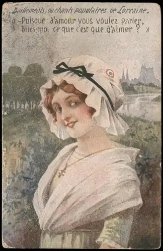 Frankreich/Französische Typen a -Puisque d'amour vous voulez parler, 1914